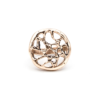 coral leaf ring - immagine 2